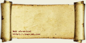 Hana Hadžić vizit kartica